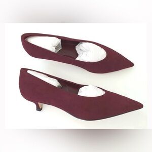 NEW Kate Spade New York Deep Russet Dale Pump with Kitten Heel - Size 9.5